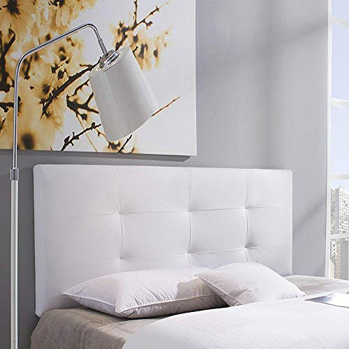 Carla Kopfteil für Bett, 140x60x8 cm Farbe Weiß