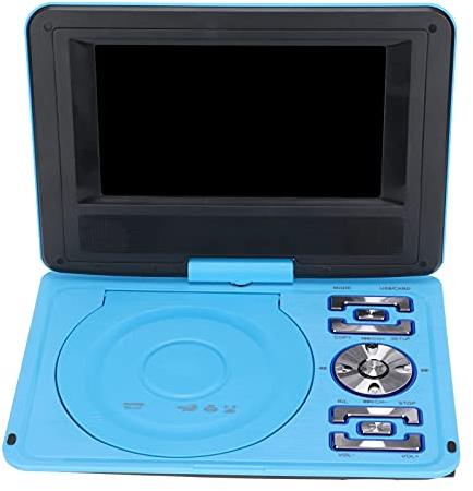 Sorandy Tragbarer 6,8 Zoll DVD Player mit 270° Schwenkbarem HD LCD Breitbild Bildschirm, Unterstützt USB/SD Karte/Sync TV und Mehrere Disc, für Kinder/Eltern zu