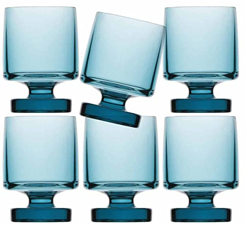 Marine Business Set di 6 bicchieri da vino infrangibili – Bahamas Turquoise
