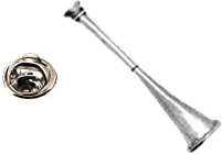 e15 Jagdhorn auf Anstecknadel aus feinem englischen Zinn, von Created By Jake