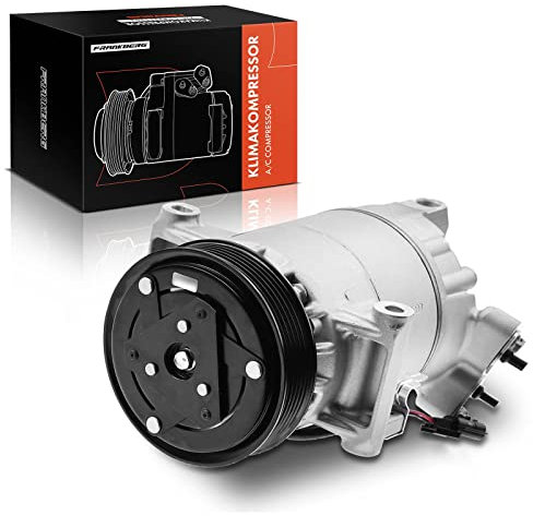Frankberg Compresor de aire acondicionado con embrague Gasolina Compatible con Qashqai +2 I J10/JJ10E/NJ10/ J10/JJ10E Clio III BR0/1/CR0/1 2.0L Replace# 8200892677, aceite premezclado