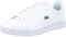Lacoste Unisex - Kinder Low-Top Sneaker Carnaby PRO BL 23 1 SUJ, Jungen,Mädchen Halbschuhe,straßenschuhe,Strassenschuhe,Weiss (21G),35 EU / 2.5 UK