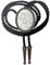 Himongoo White Granite BOLO Tie for Men Women Leather Rope Wedding Necklace Western Cowboy Necktie (White Granite)
