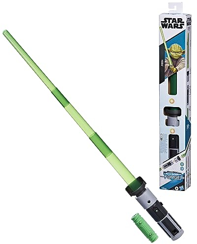 Star Wars Lightsaber Forge Yoda, grünes individualisierbares elektronisches Lichtschwert, Star Wars Spielzeug
