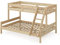 VitaliSpa Etagenbett Everest, Jugendbett, Naturholz, 140x200 / 90x200 cm