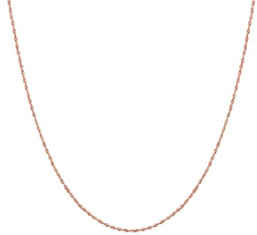 GLANZSTÜCKE MÜNCHEN Damen Kette 925/- Sterling Silber roségold | rosévergoldet 18 Karat, Singapurkette, Karabinerverschluss