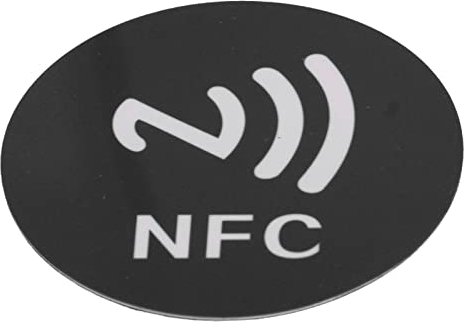 20 Stück NFC-Aufkleber 125 KHz NFC-Tags Anti-Interferenz-ID-Telefon NFC-Aufkleber für Zugangskontrolle Home Assistant (Schwarz)