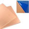 2 placas de cobre puro 99,9% + 102 x 102 mm, calibre 20 (0.8 mm), sin arañazos, placas de cobre fijadas en papel de aluminio