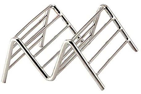 HERCHR Taco-Halter, Taco-Schalenhalter, Taco-Ständer, Taco-Rack Zum Backen Im Ofen, Mais-Tortilla-Serviertablett(Holds 1 Tacos)