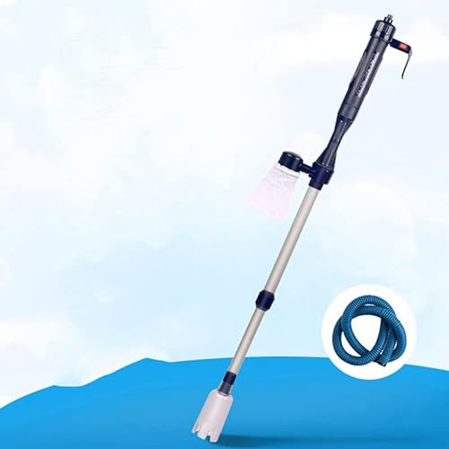 SagaSave Aquarium Gravel Cleaner, Fish Tank Cleaner with Electric Water Siphon Filter Vac, Fast Pump Kit for Daily Water Changing Dirt Cleaning Sand Washing