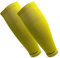 Tapedesign - TUBES 1 Pair of Football Sleeves (Footless) in Yellow for Men, Women & Youth (Size 5-14) - Soccer Leg & Calf Socks for Shin Guards - Adults & Kids Long Shin Guard Cover (OneSize)