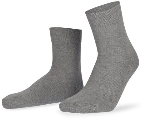 Hudson Herren Socken Relax Cotton weich silber 0525 39-42