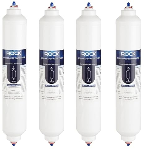 Water Filter Replacement for Samsung DA29-10105J, DA29-10105J HAFEX/EXP, WSF-100, DA99 02131B, EF9603, LG Fridge Water Filter 4 Pack by ROCK 21
