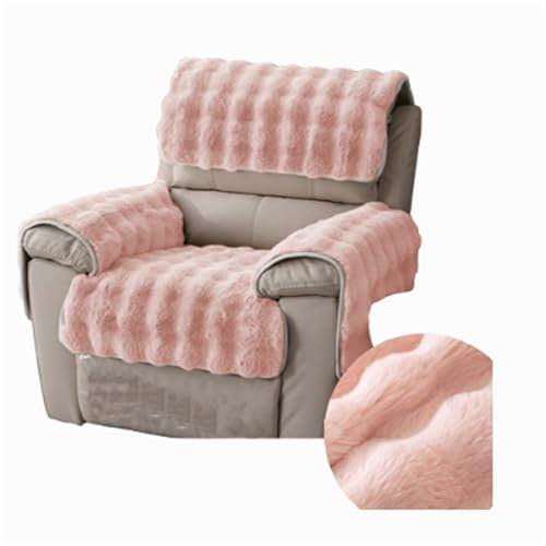 HYRAM Sesselschoner Sesselschutz Sesselüberwurf Armlehnenschoner Für Sofa Kopfstützenbezug ,Gesteppter Möbelschutz , Für Haustiere, Ledersofa。 (2 Seater(6pcs),Pink)
