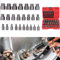 Extracteur De Vs,Extracteur De Vis Cassée,Extracteur De Boulon,25PCS Extracteurs de Vis Cassée,tête hexagonale multi-cannelures,facile à sortir, pour Enlever les Boulons Cassés,les Vis à Tête Creuse