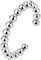Carreneu Anxiety Ring, 925 Silber Stress Ring Stressring Antistress Ring Angst Ring Anti-Angst-Stressabbau Verstellbar Geeignet für Männer und Frauen Druckring öffnen Zur Angstlinderung Angstring