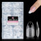 UNA GELLA Capsule Américaine Ongle Amande, 504 Pièces 12 Tailles, Pointes Préformées en Gel Demi-Mat pour Ongles Acryliques Full Cover, Faux Ongles Autocollants pour Extension et Art DIY