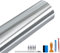 NewL Glänzende Spiegel-Chrom-Vinylfolie Folie Folie Aufkleber blasenfrei DIY Auto Selbstklebend Wrapping Film, Silber, 30x300cm