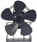 Ventilatore Stufa A Legna - Ventilatore A Azionato A Calore, Ventilatori A Silenziosi Non Elettrici | Ventilatore Multifunzionale Per, Per Stufa A Legna