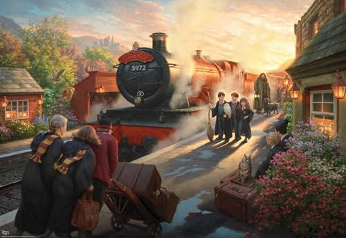 Ceaco - Silver Select -Harry Potter - Thomas Kinkade - 2000 Piece Jigsaw Puzzle for Adults Challenging Puzzle Perfect for Game Nights