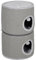 Pawhut Tour pour Chat modulable, tonneau griffoir Chat avec Fermeture éclair séparable 3 Niveaux, Deux balles, Grotte pour cachette, Hauteur 69 cm, Gris