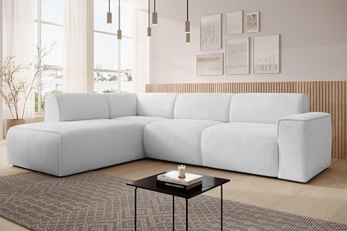 AXLIVING Couch Sofa L Form Didim L Ivory – 292 cm, stilvoll & bequem L