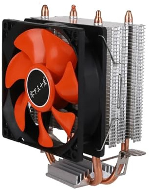 yaoqijie Heat Pipes CPU Cooler PWM 4 Pin PC Quiet 90mm i5 LGA 2011 775 1200 1150 1151 1155 1156 AM3 AM4 CPU Cooling Fan 3 pin lasting(A2-Without LED 1fan)