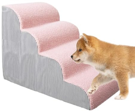 Hundetreppe - Übergang zum, Welpen | Kletterrampe Hochbett, Sofa Sofa SUV LKW Zugang zum Bezug Nicht waschbar oder Bequeme Stufen von Sch