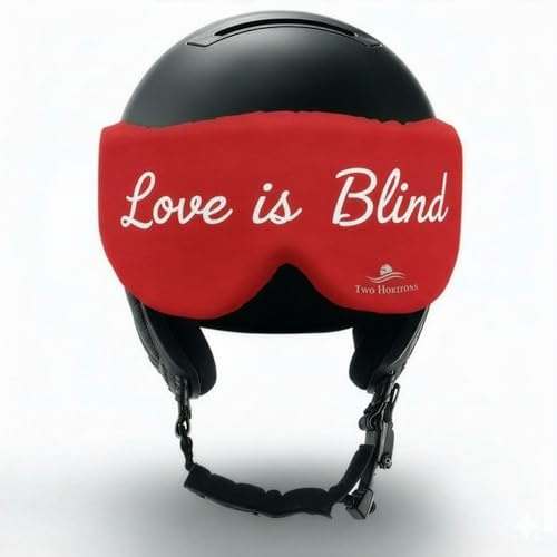 Two Horizons Skihelm Visier Schutz | Visierschutz für Skihelme mit Visier | Schutz vor Kratzern | Mikrofaser Putztuch | Ski Helmet Visor Cover | Visierhelm Schutz Überzug elastisch | Kratzschutz