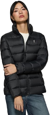 Polo Club Giacca Ultralight da Donna con ricamo e chiusura Zip - Cappotto Invernale