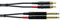 Cordial CFU 0.6 PC Cinch-Klinkekabel 0,6 m