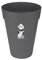 Elho Loft Urban Round High 42 - Macetero por Exterior - 100% Plástico Reciclado - Ø 42.0 x H 56.0 cm - Negro/Anthracite