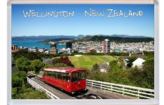 Wellington - New Zealand - Jumbo Fridge Magnet