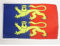 AZ FLAG - Drapeau Manche - 45x30 cm - Pavillon Département Français - Normandie 100% Polyester Avec Deux Cordelettes - 20g