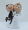 Brautpaar, Hochzeitspaar | Tortenaufsatz, Tortenfigur, Dekofigur 16 cm | lustig - Beschwipst