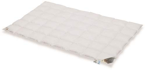Schäfer Typ Eiderdaune Royal Classic Übergangs Daunendecke Klasse 1 feines weiches Inlett (200x220 cm)