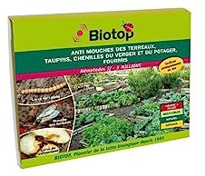 Biotop – Nematodos Sf antimoscas terreales, gusanos de alambre, orugas 5 m para 10 m2