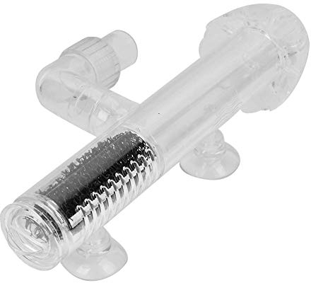 Pssopp Aquarium Surface Skimmer, Acrylic Transparent Efficient Oil Film Skimmer Fish Tank Fish Tank Lily Pipe Oil Film Remover