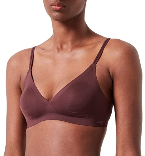 Sloggi Damen Body Adapt Soft Bra Bügelloser BH, Ebony Brown, XS