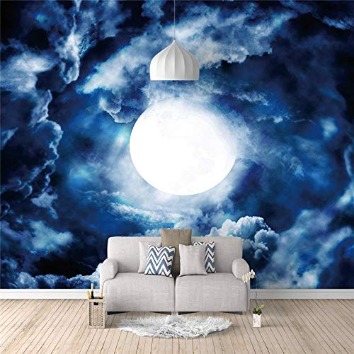 Fototapete Nachthimmel 300X200cm Selbstklebend Wandgemälde Wand Dekoration Schlafzimmer Tapete