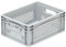 DIE BOX FABRIK Eurobehälter 400x300x170mm | perforierte Box | Aufbewahrungsbox | Kunststoff Kisten | Lagerbehälter mit Griffen | robuste Stapelbox | Eurokiste | Mehrwegbehälter