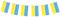 Ukrainische Flaggen-Wimpelkette – 5 Meter lange Ukraine-Flagge, Banner, kleine Schnur Ukraine-Wimpelkette Dekorationen für Feiern, Festivals, Straßenpartys und Indoor- und Outdoor-Sportveranstaltungen