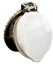 Mini Magflap - Magnetic keyhole Draught ExcluderTM (Chrome)