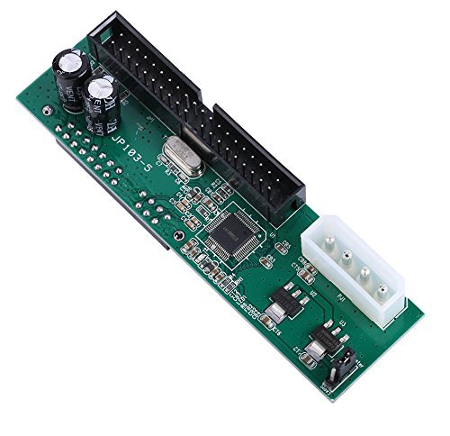 Zunate Adaptateur Pata vers Sata, Convertisseur D'adaptateur de Disque Dur Parallèle ATA/Pata/IDE vers Sata Serial ATA, pour PC/pour OS X, Prend en Charge ATA 100/133