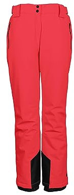 killtec Damen Skihose/Funktionshose mit Kantenschutz und Schneefang KSW 94 WMN SKI PNTS, neon-Coral, 44, 40842-000