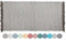 Lashuma Badematte klein Farbe: Grau, Fußmatte Retro 50x70 cm