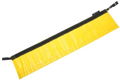 Luwecf Outdoor Rock Climbing Rope Protector Climbing Rope Cover Supplies Lightweight Gear Rope Sleeve for Abseiling, Yellow 35cm