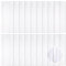 20 Pack White Foil Fringe Curtain Backdrop, 3.2ft x 8.2ft Metallic Tinsel Curtains Party Backdrop, Hanging Streamers for Birthday Party Decoration Wedding Holiday Christmas Decoration (White)