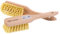 BawiTec Stielbürsten Reinigungsbürsten Schrubberbürsten Handbürsten Harte Borsten weiche Borsten Holzbürsten Verschiedene (Beige 2X 26,5cm)