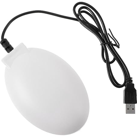 Toddmomy Bad Vogelbadheizung Vogel-Warmwasserbereiter beheiztes Vogelbad Vogelbad-Warmheizung USB Vogelbad Heizung ABS Material Vogelbad Heizung Werkzeug Haustier Papagei Weiß Weiße Spinnen